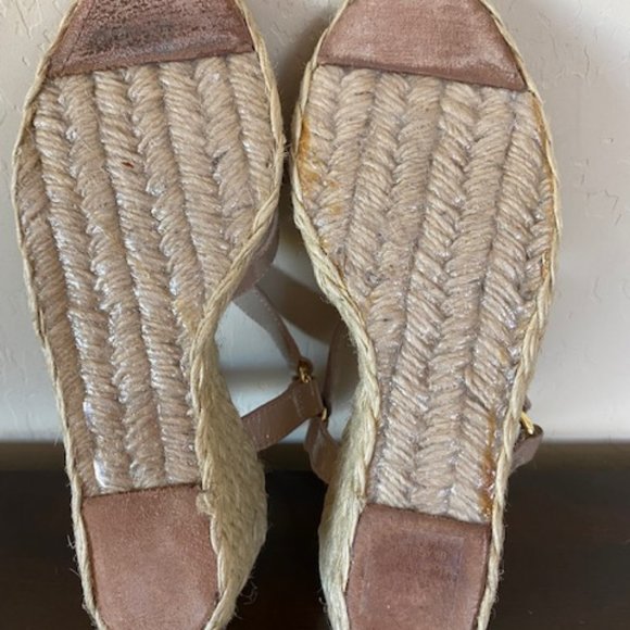 Lauren Ralph Lauren Chrissy Patent Leather Espadrilles Wedge Size 5B - Picture 14 of 15